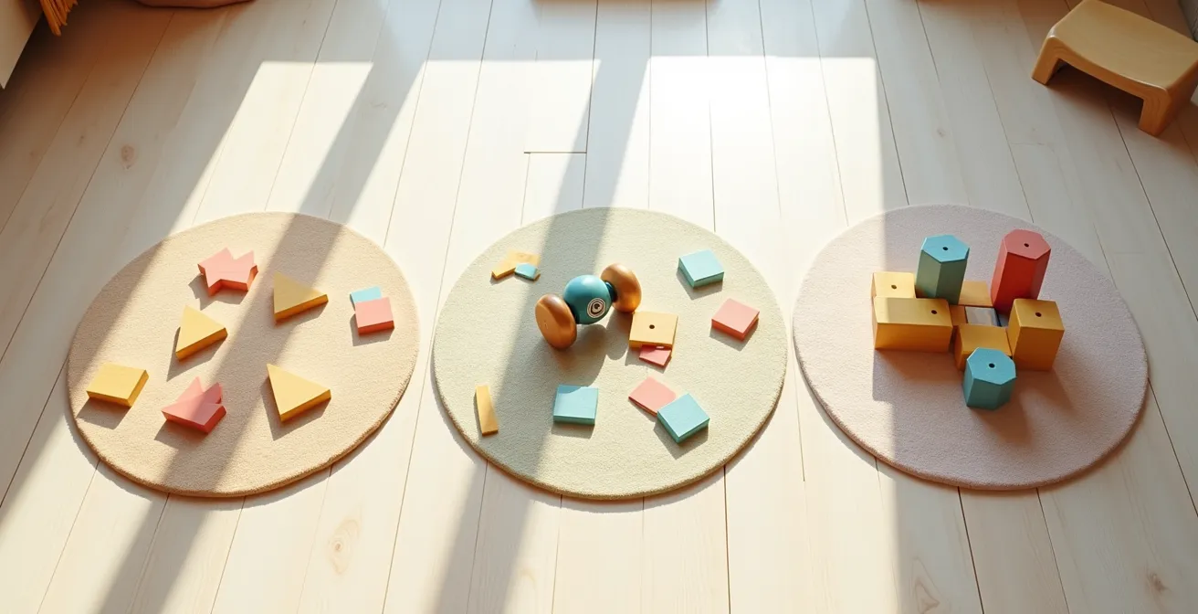 Visual timeline showing coding toy complexity from age 3 to 6